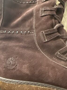 Timberland Dark Brown Suede Lace-Up Ankle Boot
